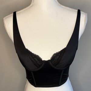 Abercrombie & Fitch Black Lace Detail Bra